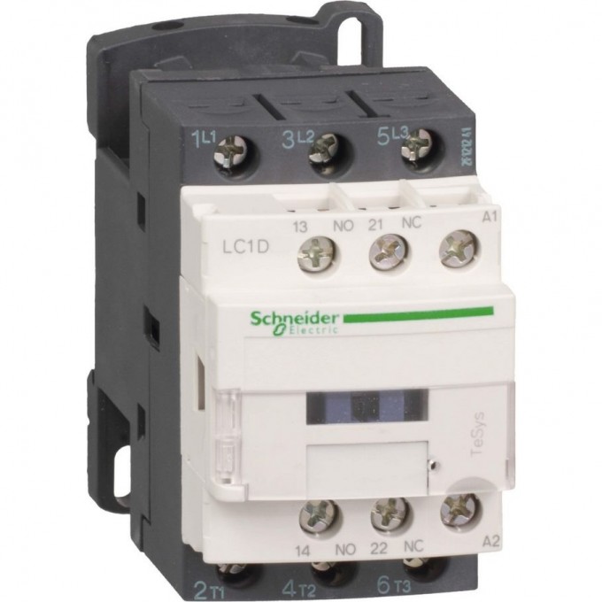 Контактор SCHNEIDER ELECTRIC TESYS 3P,9A,НО+НЗ,24V-,2.4ВТ, расширенный LC1D09BL