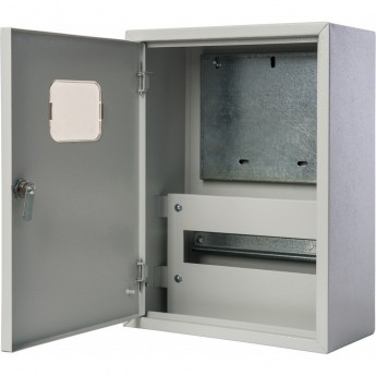 Корпус металлический учетный навесной DEKRAFT 400х300х160, 1-фазный, 12 м