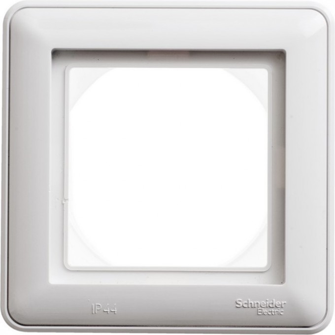 Рамка SCHNEIDER ELECTRIC W59 AQUA 1-постовая, IP44, БЕЛЫЙ KD-1B-18