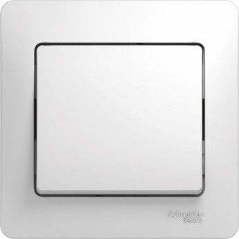 1-клавишный выключатель SCHNEIDER ELECTRIC GLOSSA, сх.1, 10АХ, в сборе, БЕЛЫЙ 1-клавишный выключатель SCHNEIDER ELECTRIC GLOSSA, сх.1, 10АХ, в сборе, БЕЛЫЙ
