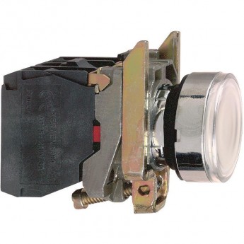 Кнопка с возвратом, с подсветкой, SCHNEIDER ELECTRIC HARMONY XB4 22ММ 24В XB4BW31B5