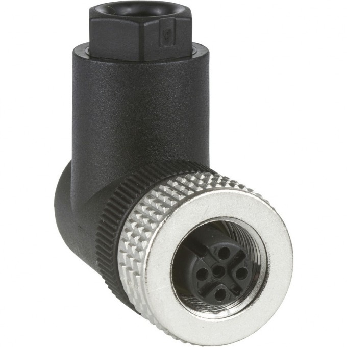 Коннектор SCHNEIDER ELECTRIC М12, угловой, КАБ.ВВ. Pg7 XZCC12FCM40B