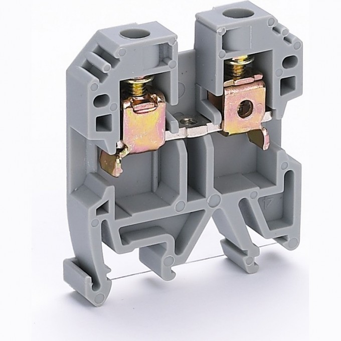 Зажим наборный SCHNEIDER ELECTRIC DEKRAFT 50А 6мм2 ЗН-101 серый 32402DEK