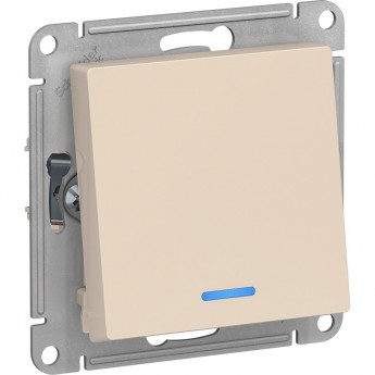 1-клавишный переключатель SCHNEIDER ELECTRIC ATLASDESIGN с подсветкой, 10АХ, механизм, БЕЖЕВЫЙ 1-клавишный переключатель SCHNEIDER ELECTRIC ATLASDESIGN с подсветкой, 10АХ, механизм, БЕЖЕВЫЙ