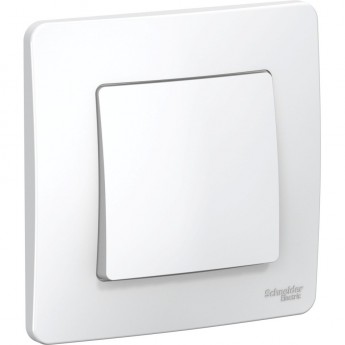 1-клавишный переключатель SCHNEIDER ELECTRIC BLANCA (cх.6), 10А, 250B, БЕЛЫЙ 1-клавишный переключатель SCHNEIDER ELECTRIC BLANCA (cх.6), 10А, 250B, БЕЛЫЙ