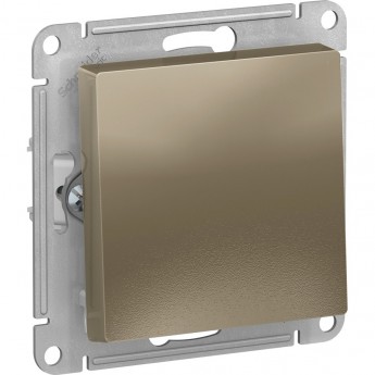 1-клавишный выключатель SCHNEIDER ELECTRIC ATLASDESIGN механизм, шампань 1-клавишный выключатель SCHNEIDER ELECTRIC ATLASDESIGN механизм, шампань