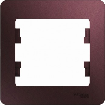 1-постовая рамка SCHNEIDER ELECTRIC GLOSSA, БАКЛАЖАНОВЫЙ 1-постовая рамка SCHNEIDER ELECTRIC GLOSSA, БАКЛАЖАНОВЫЙ