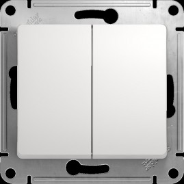 2-клавишный переключатель SCHNEIDER ELECTRIC GLOSSA, сх.6/2, 10АХ, механизм, БЕЛЫЙ 2-клавишный переключатель SCHNEIDER ELECTRIC GLOSSA, сх.6/2, 10АХ, механизм, БЕЛЫЙ