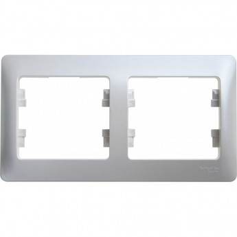 2-постовая рамка SCHNEIDER ELECTRIC GLOSSA, горизонтальная, ПЕРЛАМУТР 2-постовая рамка SCHNEIDER ELECTRIC GLOSSA, горизонтальная, ПЕРЛАМУТР