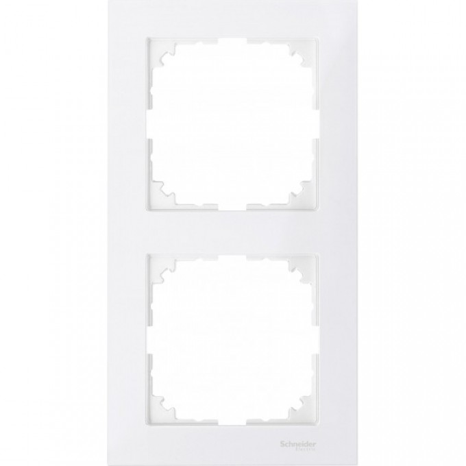 2-постовая рамка SCHNEIDER ELECTRIC MERTEN M-PURE, ПОЛ.БЕЛЫЙ, SM MTN4020-3619