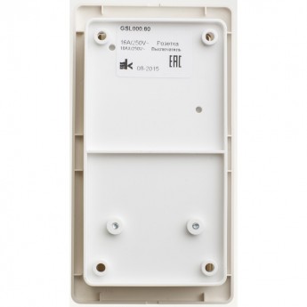 Блок SCHNEIDER ELECTRIC GLOSSA: розетка + 1-клавишный выключатель бежевый