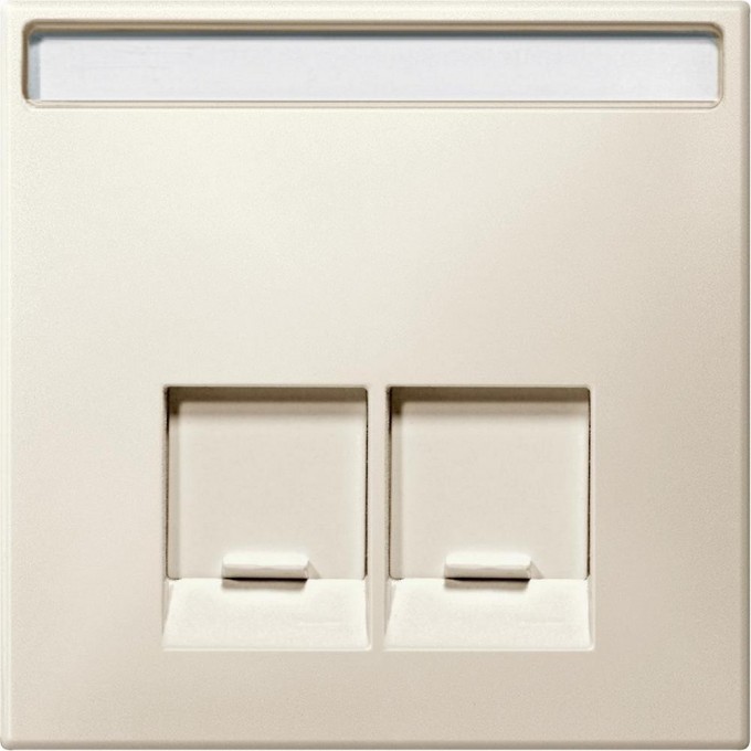 Центральная плата SCHNEIDER ELECTRIC MERTEN д/комп. розетки RJ45, БЕЖЕВЫЙ, SD MTN466644