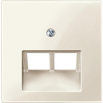 Центральная плата SCHNEIDER ELECTRIC MERTEN для розетки RJ45, 2 поста, БЕЖЕВЫЙ, SM
