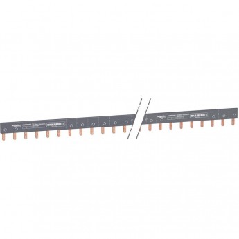 Гребенчатая шинка 1П (L1…) 57 МОД.18ММ 100А разрезаемая Гребенчатая шинка 1П (L1…) 57 МОД.18ММ 100А разрезаемая