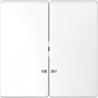 Клавиша двойная MERTEN D-LIFE с линзой для LED модуля, БЕЛ. ЛОТОС Клавиша двойная MERTEN D-LIFE с линзой для LED модуля, БЕЛ. ЛОТОС