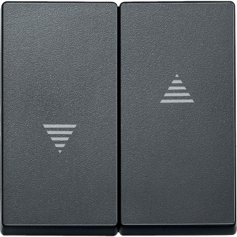 Клавиша двойная SCHNEIDER ELECTRIC MERTEN Х2 для рольставней, АНТРАЦИТ, SM Клавиша двойная SCHNEIDER ELECTRIC MERTEN Х2 для рольставней, АНТРАЦИТ, SM