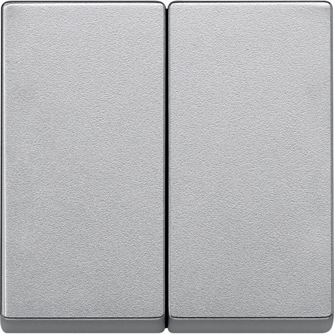 Клавиша двойная SCHNEIDER ELECTRIC MERTEN X2,АЛЮМИНИЙ, SM MTN433560