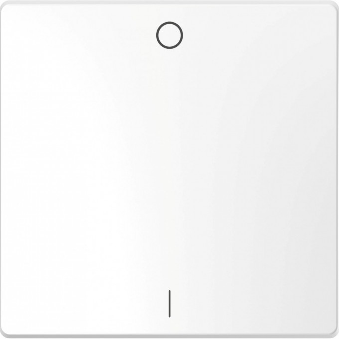 Клавиша одинарная MERTEN D-LIFE с символом O/I, или вкл/выкл., БЕЛ. ЛОТОС MTN3301-6035