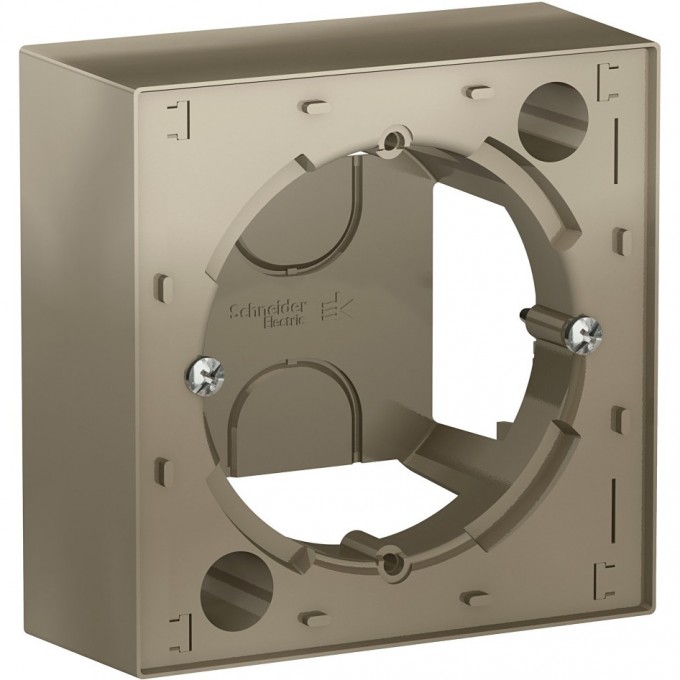 Коробка для наружного монтажа ATLASDESIGN, ШАМПАНЬ ATN000500