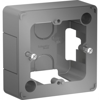 Коробка подъемная SCHNEIDER ELECTRIC BLANCA С/У с возможностью соедин. нескольких коробок, АЛЮМИНИЙ