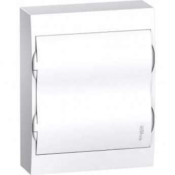 Корпус навесной с белой дверцей SCHNEIDER ELECTRIC EASY9 2ряд/24мод,IP40,IK07,63А,2 клеммы,Россия