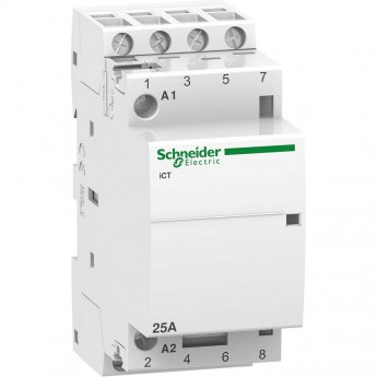 Модульный контактор SCHNEIDER ELECTRIC ACTI9 iCT25A 4НО 24В АС 50ГЦ