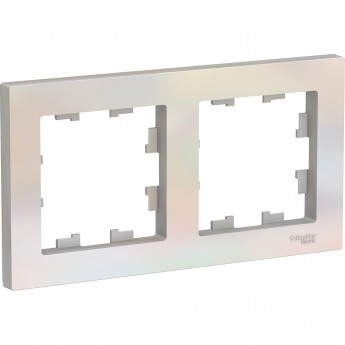 Рамка 2-постовая SCHNEIDER ELECTRIC ATLASDESIGN жемчуг Рамка 2-постовая SCHNEIDER ELECTRIC ATLASDESIGN жемчуг