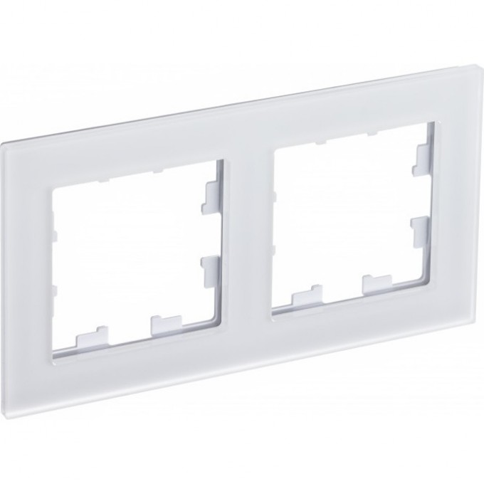 Рамка 2-постовая SCHNEIDER ELECTRIC ATLASDESIGN NATURE, матовое органическое стекло белый ATN330102