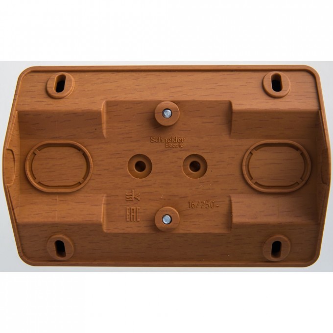 Розетка двойная угловая SCHNEIDER ELECTRIC ЭТЮД с заземлением со шторками 16А, БУК PA16-108T