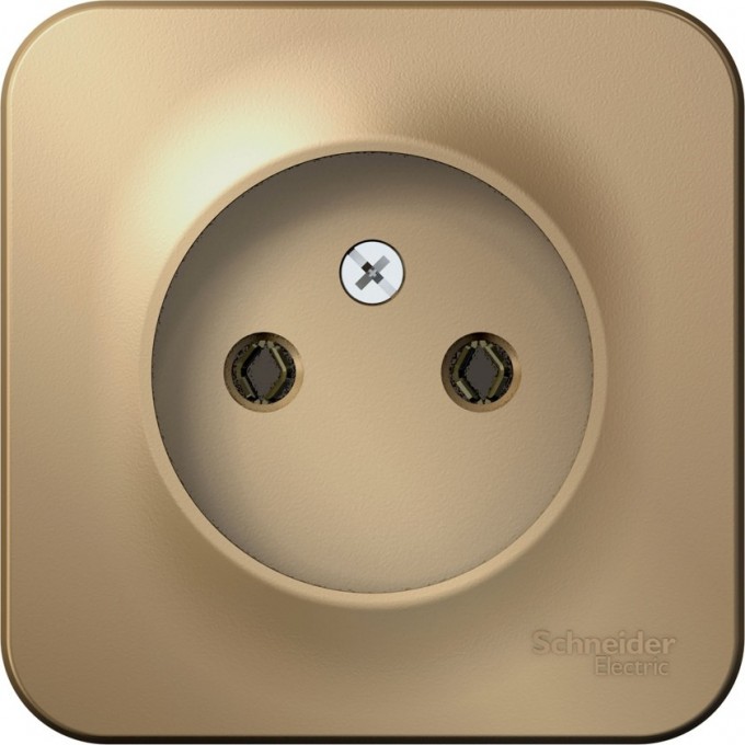 Розетка SCHNEIDER ELECTRIC BLANCA без заземления без шторок, 16А, 250В, титан BLNRA000104