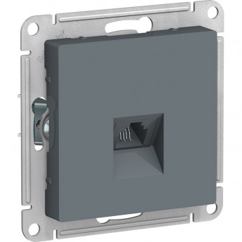 Розетка телефонная SCHNEIDER ELECTRIC ATLASDESIGN RJ11, механизм, ГРИФЕЛЬ