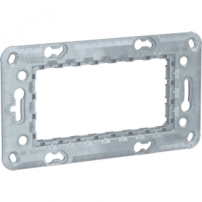 Суппорт SCHNEIDER ELECTRIC UNICA MODULAR ZAMAK 4 модуля NU7104