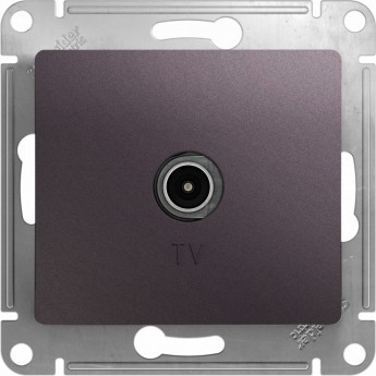 TV антенна коннектор SCHNEIDER ELECTRIC GLOSSA, механизм, СИРЕНЕВЫЙ ТУМАН