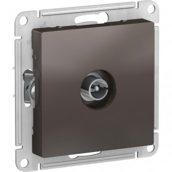 ТВ розетка SCHNEIDER ELECTRIC ATLASDESIGN коннектор, механизм, мокко