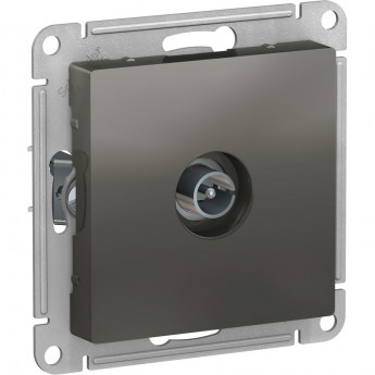 ТВ розетка SCHNEIDER ELECTRIC ATLASDESIGN коннектор, механизм, сталь