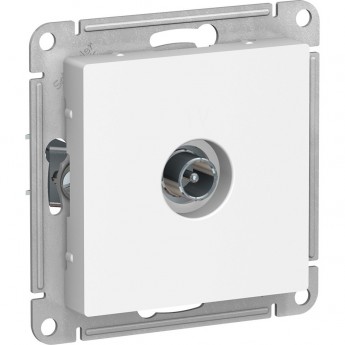 TV розетка SCHNEIDER ELECTRIC ATLASDESIGN проходная, механизм, БЕЛЫЙ TV розетка SCHNEIDER ELECTRIC ATLASDESIGN проходная, механизм, БЕЛЫЙ