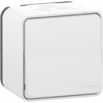 Выключатель SCHNEIDER ELECTRIC MUREVA S в сборе О/У, БЕЛЫЙ, IP55
