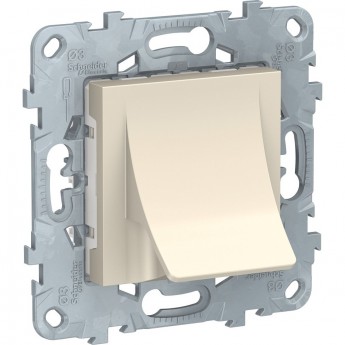 Вывод кабеля SCHNEIDER ELECTRIC UNICA NEW, 16 А, бежевый