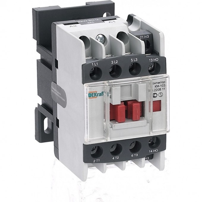Контактор SCHNEIDER ELECTRIC DEKRAFT 9А 110В АС3 1НО+1НЗ КМ-103 22102DEK