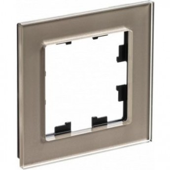 Рамка 1-постовая SCHNEIDER ELECTRIC ATLASDESIGN NATURE, органическое стекло шампань Рамка 1-постовая SCHNEIDER ELECTRIC ATLASDESIGN NATURE, органическое стекло шампань