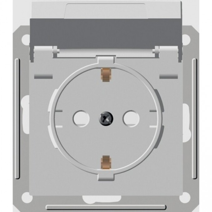 Розетка SCHNEIDER ELECTRIC UNICA W59 AQUA с заземлением со шторками, 16А, IP44, в сборе, слоновая кость RS16-152B-28