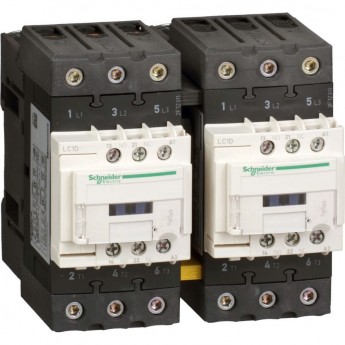 Контактор реверсивный SCHNEIDER ELECTRIC TESYS 3P EVERLINK AC3 440В 40A катушка управления 220В AC 50/60ГЦ