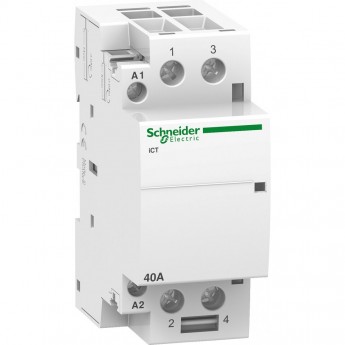 Модульный контактор SCHNEIDER ELECTRIC ACTI9 iCT40A 2НО 220/240В АС 50ГЦ