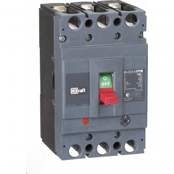 Силовой автоматический выключатель SCHNEIDER ELECTRIC DEKRAFT 3P 63А c Ir=50,4А-63А 50кА ВА-332